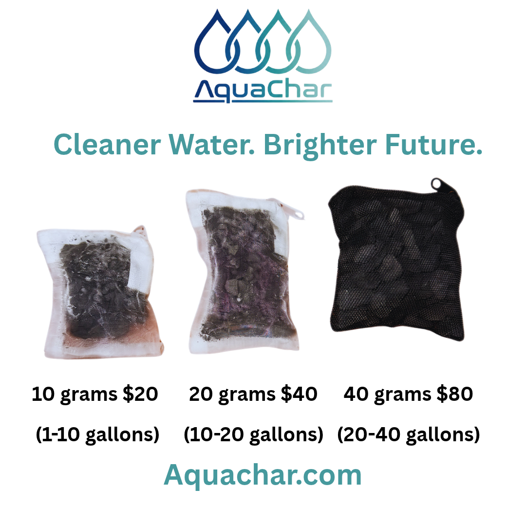 AquaChar® Graphene-Related Filtration Media Pouches